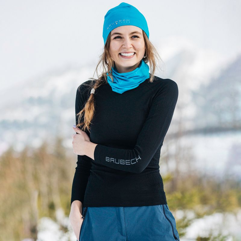 Maglia termica da donna Brubeck Extreme Thermo nera 4