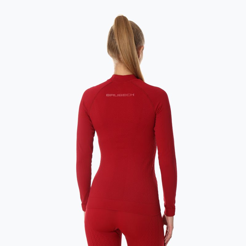 Maglia termica da donna Brubeck Extreme Thermo bordeaux 2