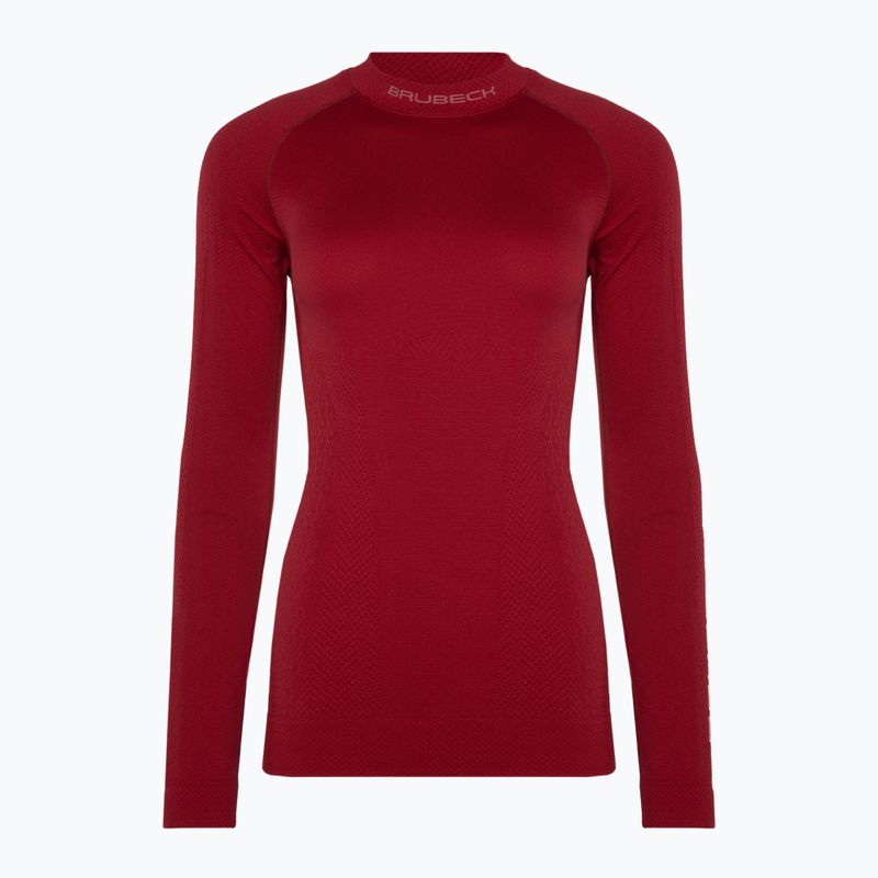 Maglia termica da donna Brubeck Extreme Thermo bordeaux 3