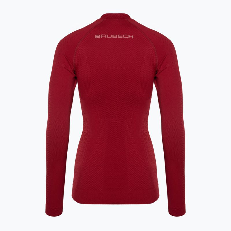 Brubeck LS15280 Extreme Thermo longsleeve termico da donna bordeaux 4