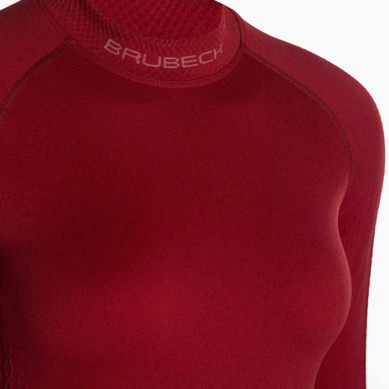 Maglia termica da donna Brubeck Extreme Thermo bordeaux 5