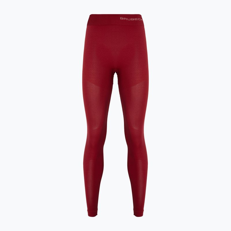 Pantaloni termoattivi da donna Brubeck LE13050 Extreme Thermo bordeaux 3