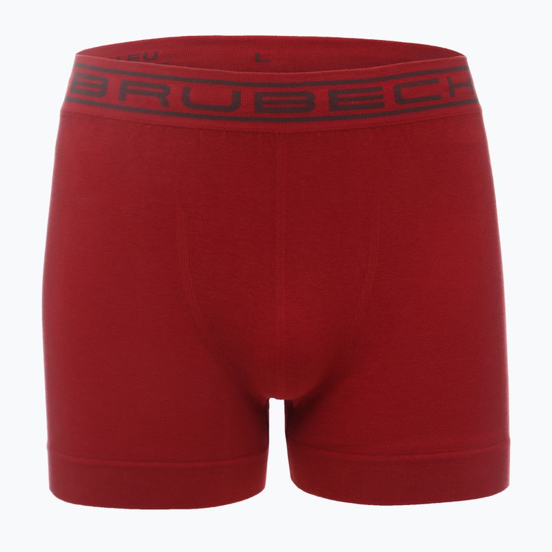 Boxer termici da uomo Brubeck BX00501A Comfort Cotone rosso scuro 4