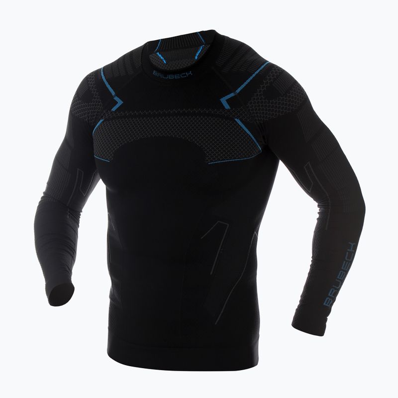 Maglia termica da uomo Brubeck Thermo nero/blu 3