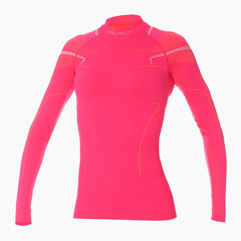 Maglia donna thermo active a maniche lunghe Brubeck LS1310 Thermo fucsia 3