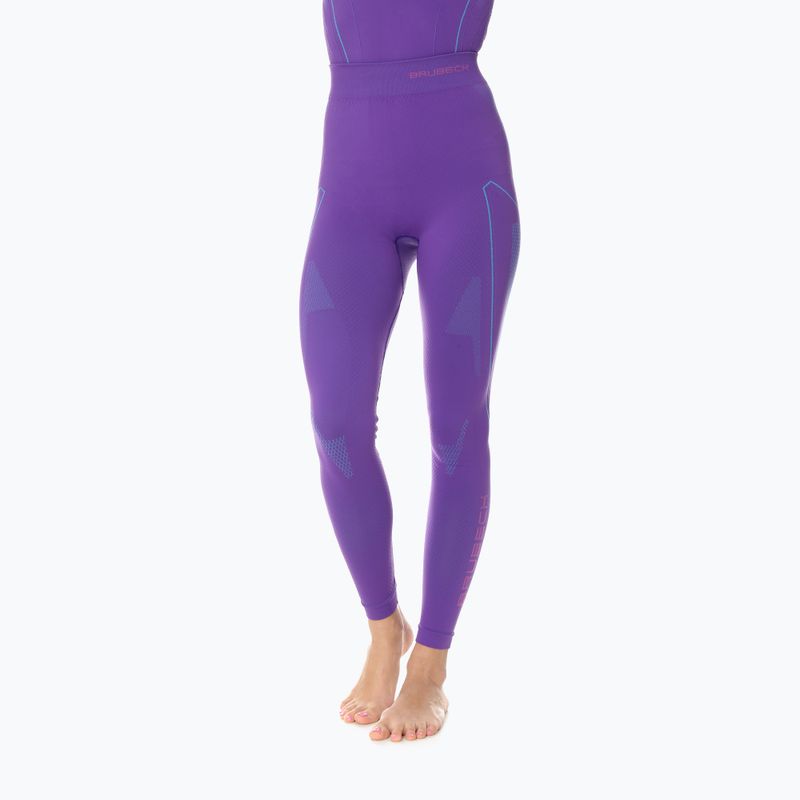 Pantaloni termoattivi da donna Brubeck LE11870A Thermo lavender