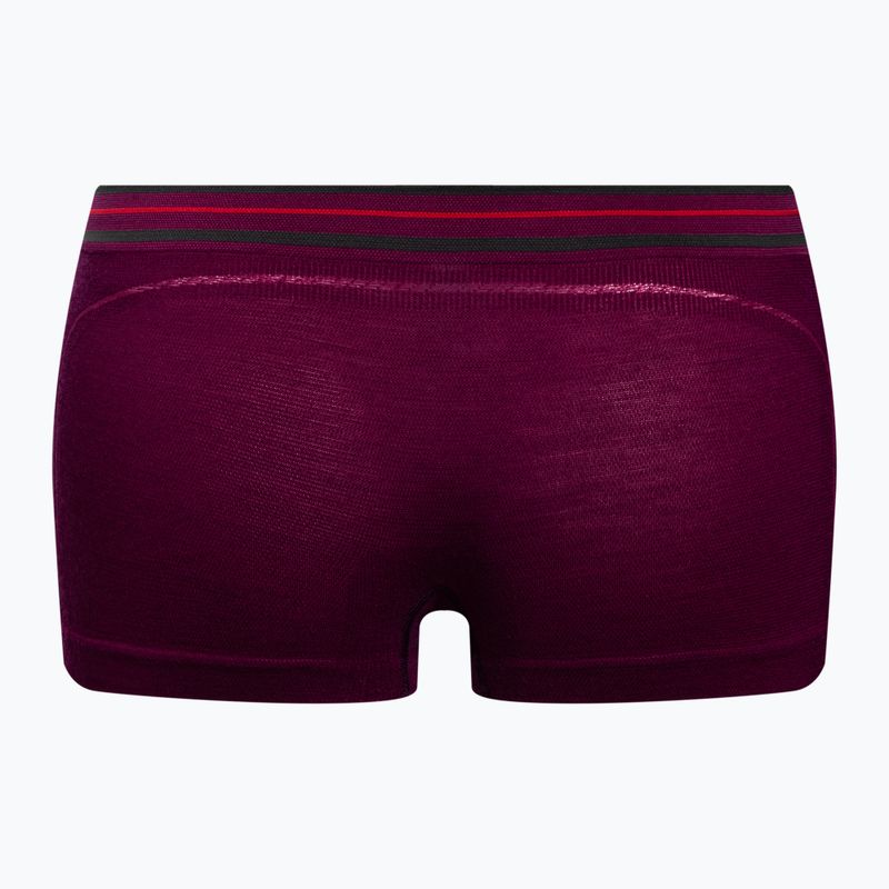 Boxer termico Brubeck da donna BX10860 Active Wool plum 2