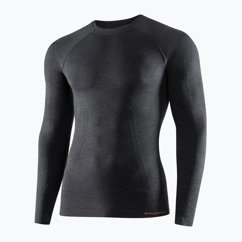 Maglia termica da uomo Brubeck Merino Active Wool grafite 3