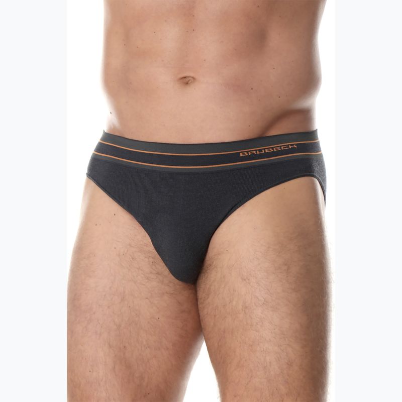 Slip termoattivo da uomo Brubeck Active Wool grafite 2