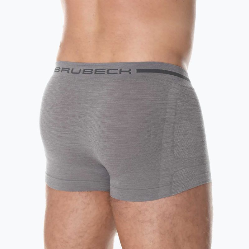 Boxer termici da uomo Brubeck Comfort Wool dark grey 3