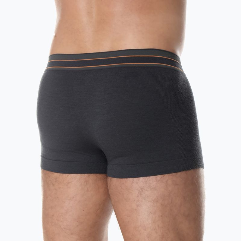 Boxer termico Brubeck da uomo BX10870 Active Wool graphite 6