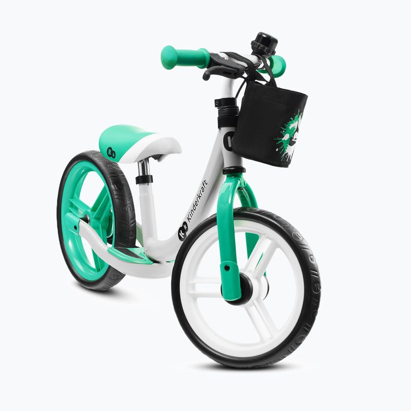 Bicicletta da fondo Kinderkraft Space verde chiaro 2