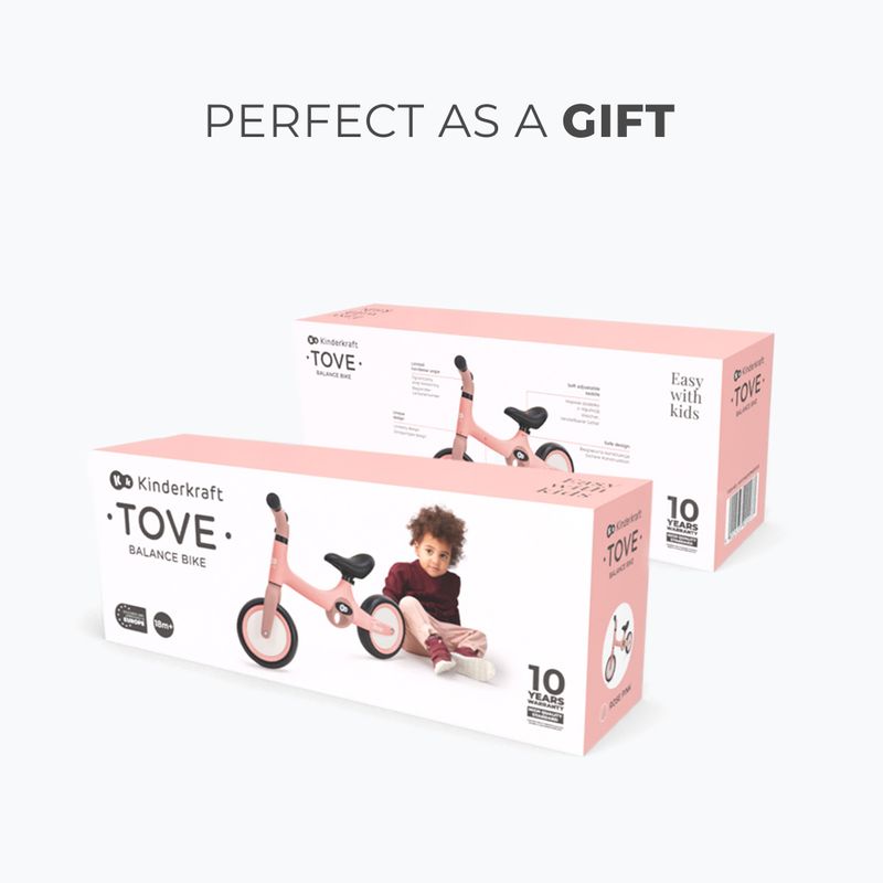Kinderkraft bicicletta da fondo Tove rosa 10