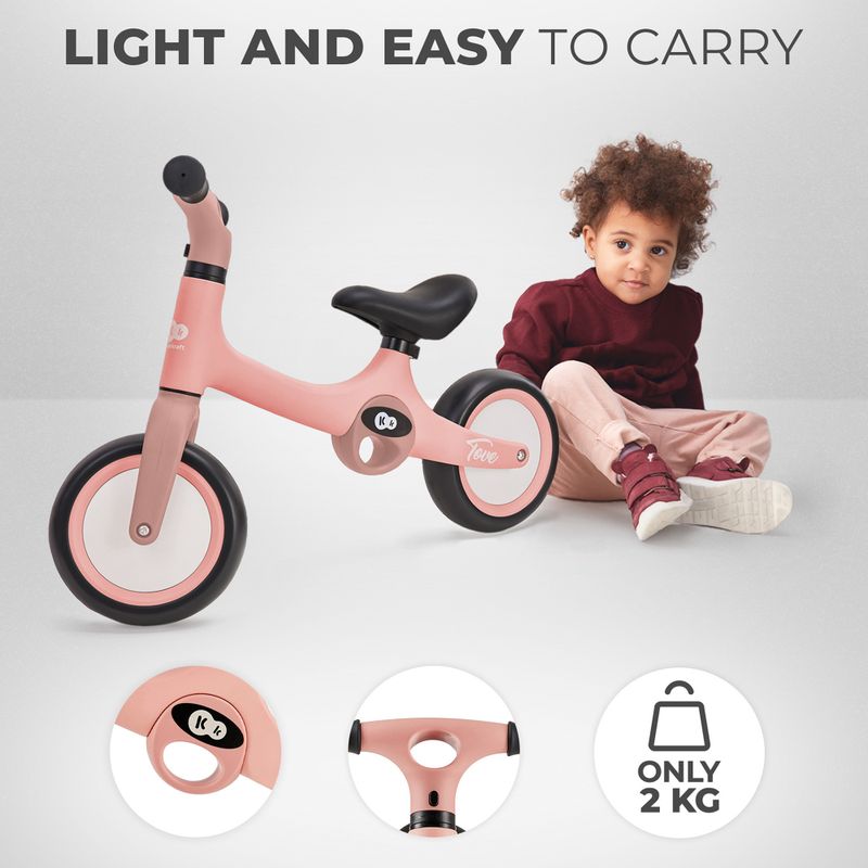 Kinderkraft bicicletta da fondo Tove rosa 12