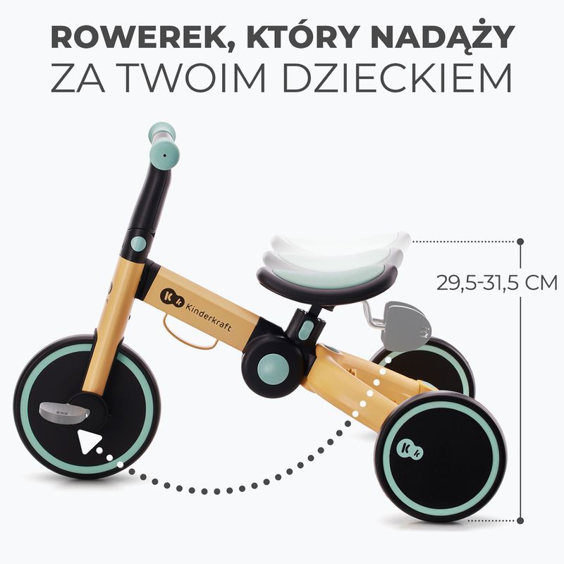 Kinderkraft triciclo 4TRIKE blu 12