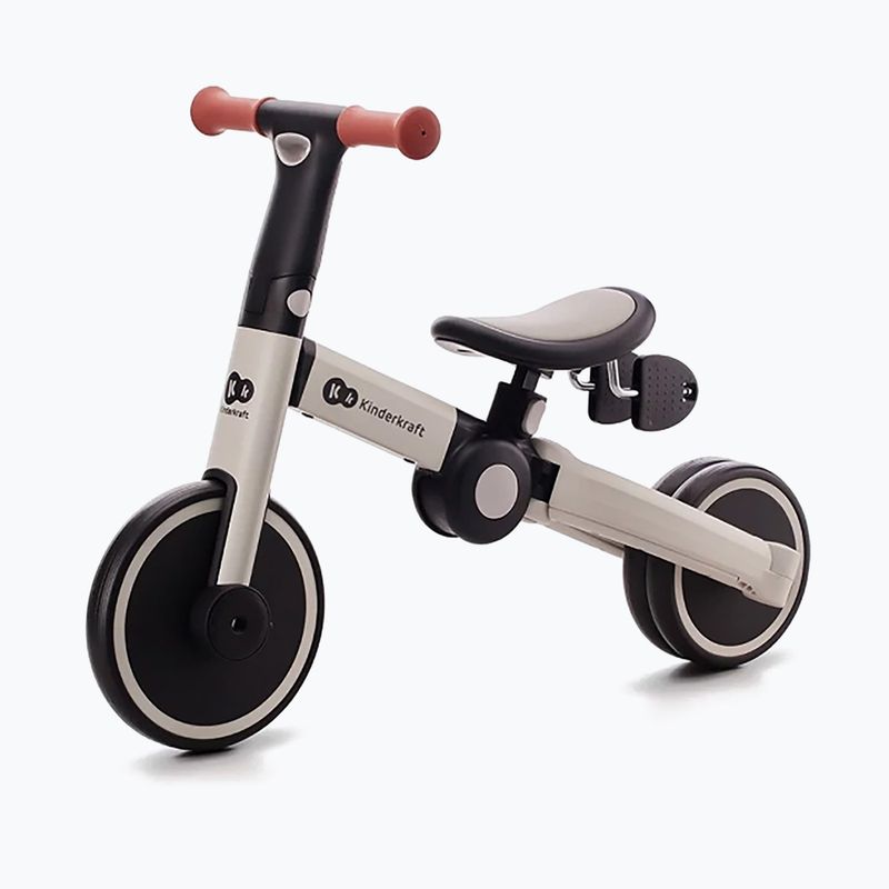 Triciclo Kinderkraft 4TRIKE grigio argento 5