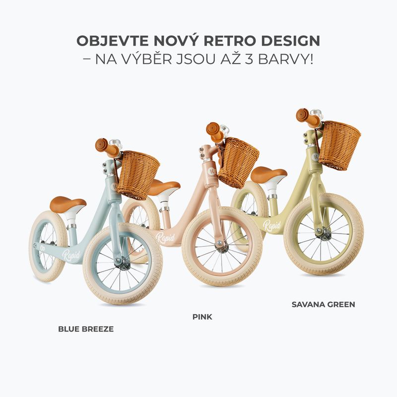 Kinderkraft bicicletta da fondo Rapid 2 blue breeze 17