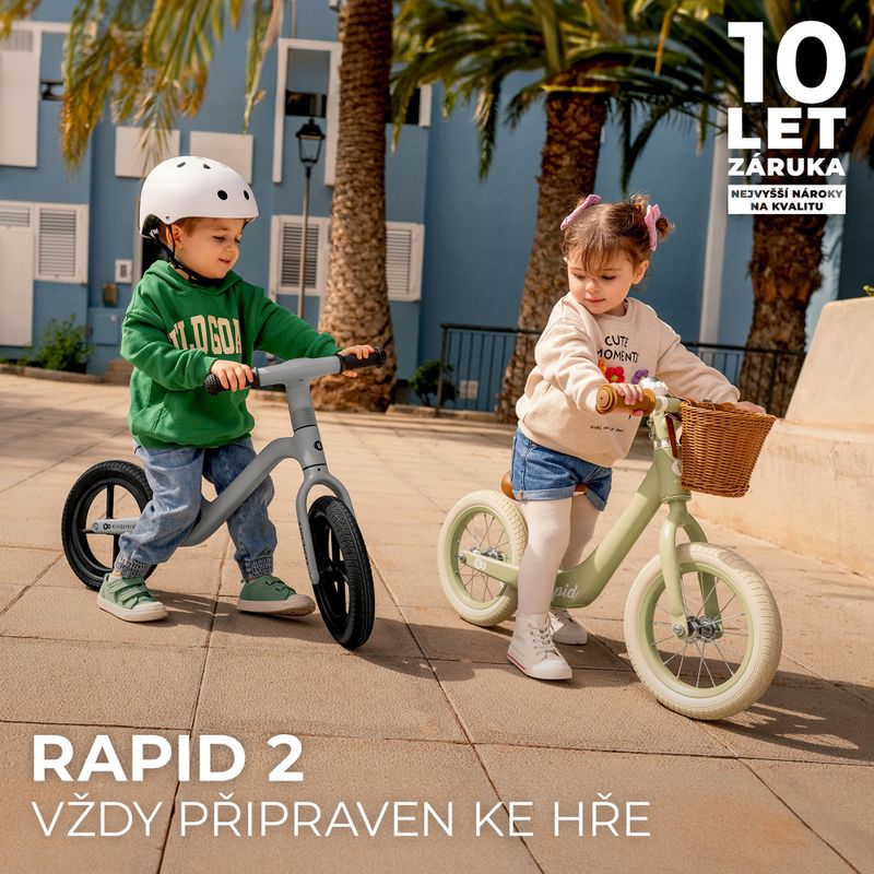 Kinderkraft bicicletta da fondo Rapid 2 blue breeze 23