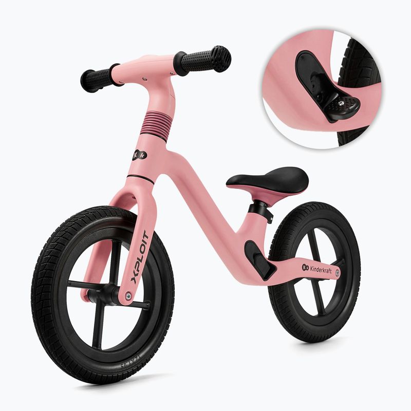 Kinderkraft Xploit bici da fondo rosa bubblegum 5