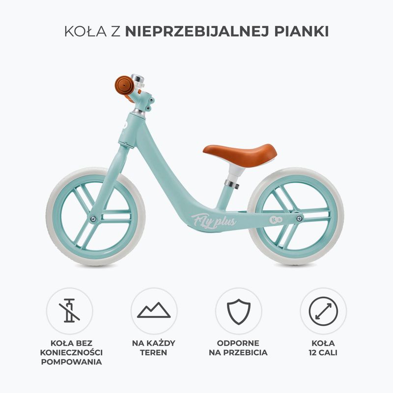 Bicicletta da fondo Kinderkraft Fly Plus baby blue 8