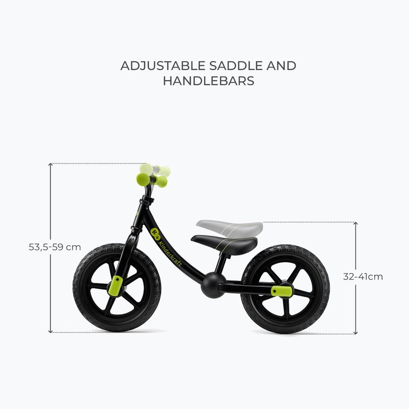 Kinderkraft bicicletta da fondo 2Way Next nero 3