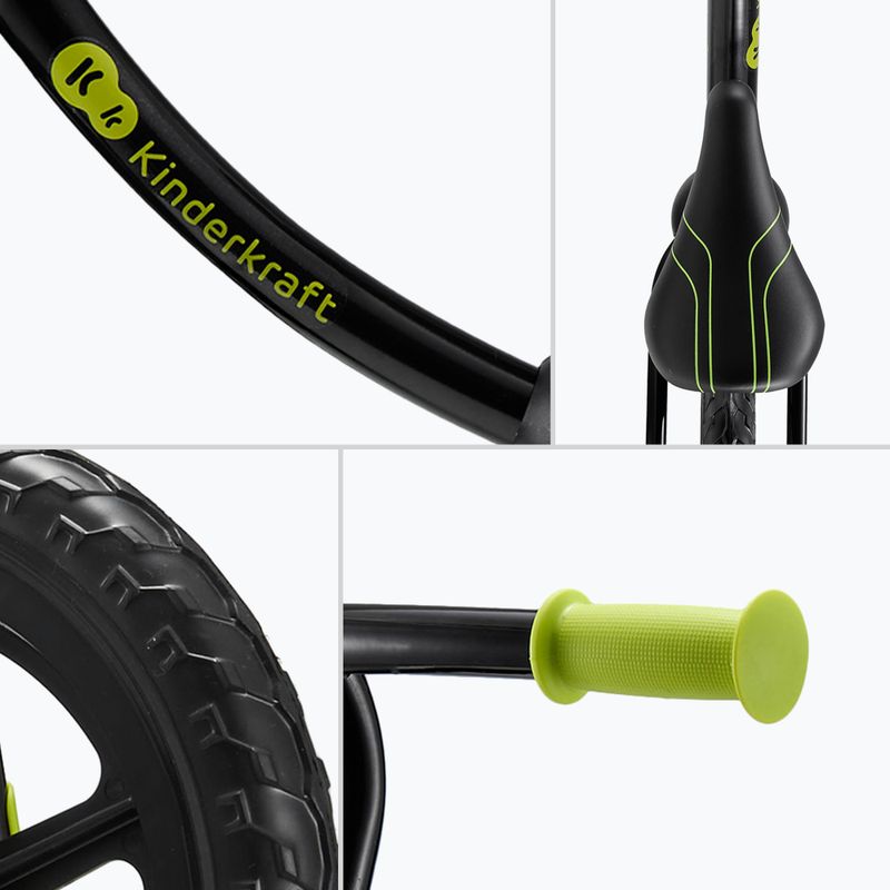 Kinderkraft bicicletta da fondo 2Way Next nero 6