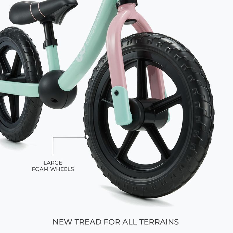 Bicicletta da fondo Kinderkraft 2Way Next alla menta caramellata 4