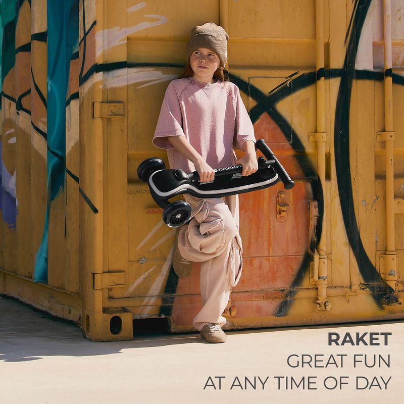 Monopattino a tre ruote per bambini Kinderkraft Raket black 10