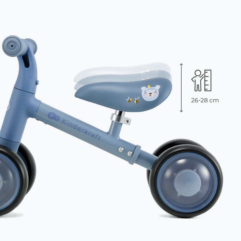 Bicicletta senza pedali Kinderkraft Cutie Flash blue 4