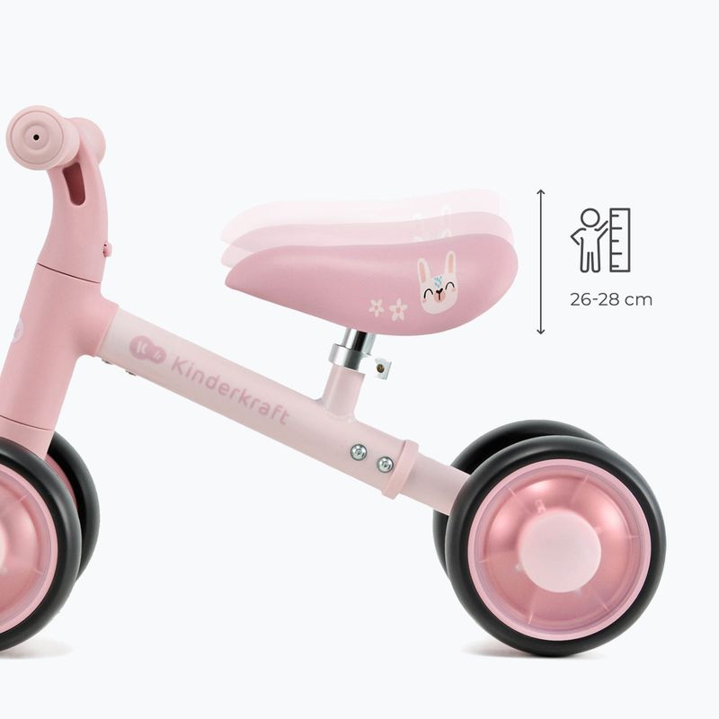 Bicicletta senza pedali Kinderkraft Cutie Flash pink 4