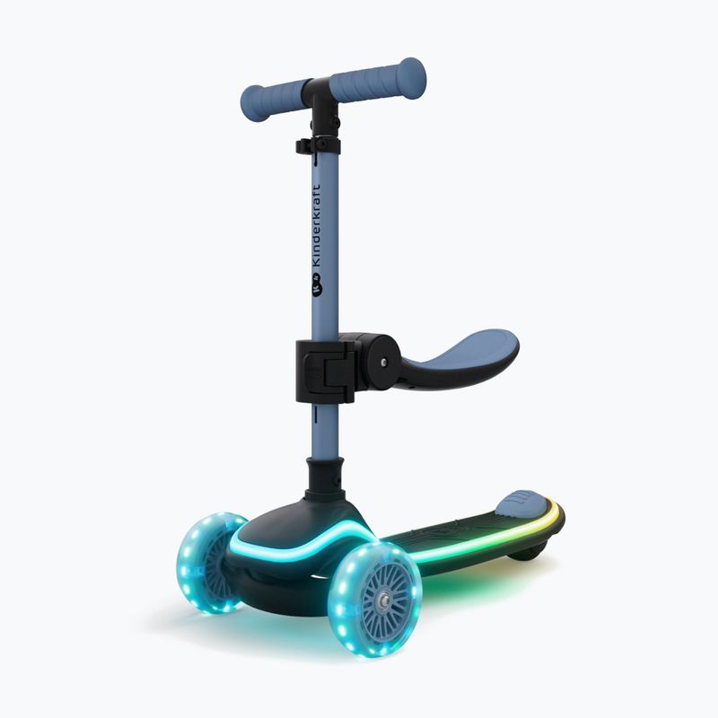 Monopattino a tre ruote per bambini Kinderkraft Raket Up blue 6