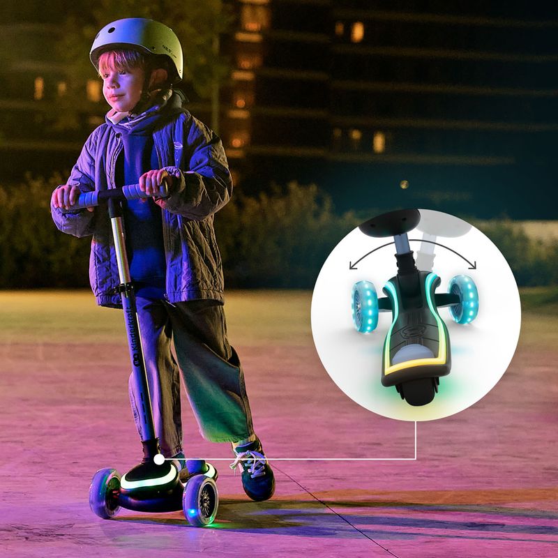 Monopattino a tre ruote per bambini Kinderkraft Raket Up blue 13