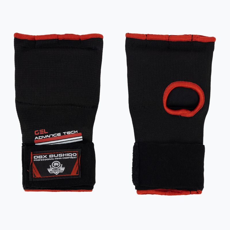 DBX BUSHIDO guanti interni neri e rossi Ark-100017A