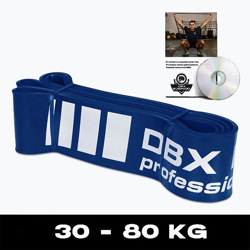 Gomma per esercizi DBX BUSHIDO Power Band 64 blu 5