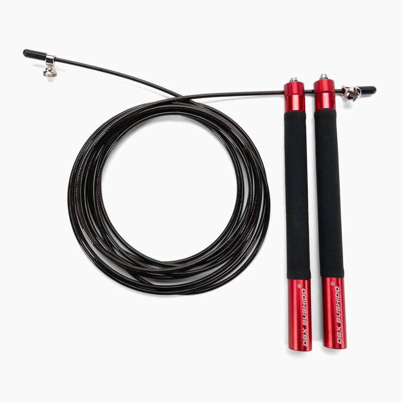 DBX BUSHIDO Crossfit Premium Corda da salto in alluminio rossa S5-Red
