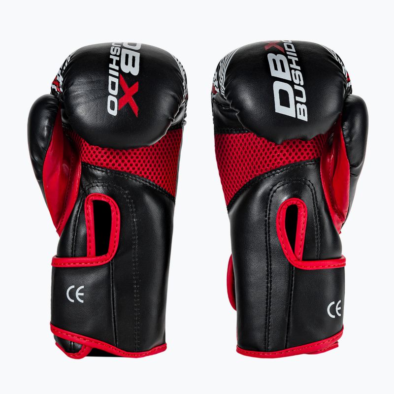 DBX BUSHIDO ARB-407v2 guanti da boxe per bambini neri e rossi 2