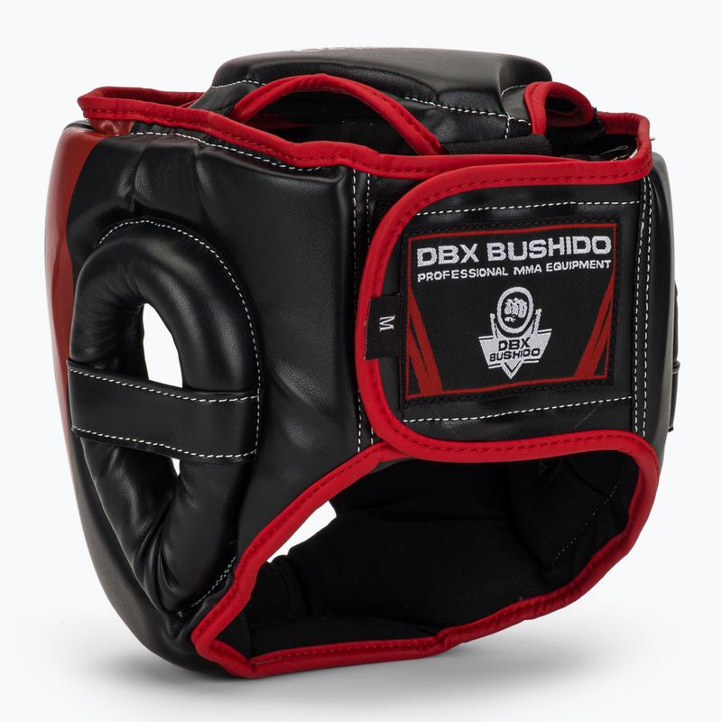 DBX BUSHIDO casco da boxe ARH-2190R nero/rosso 3