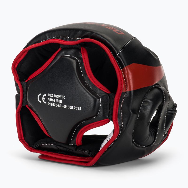 DBX BUSHIDO casco da boxe ARH-2190R nero/rosso 6