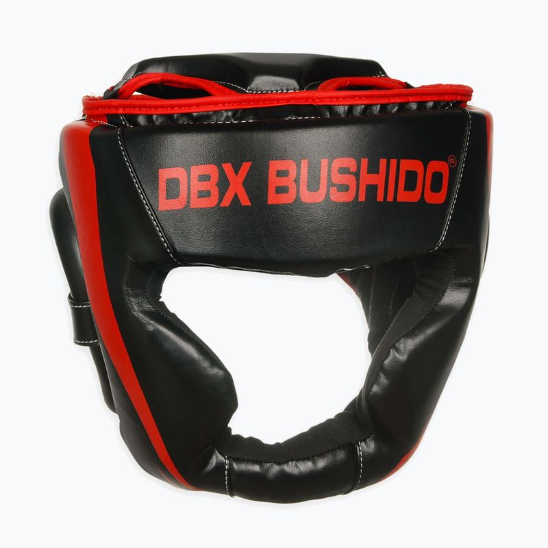 DBX BUSHIDO casco da boxe ARH-2190R nero/rosso 3