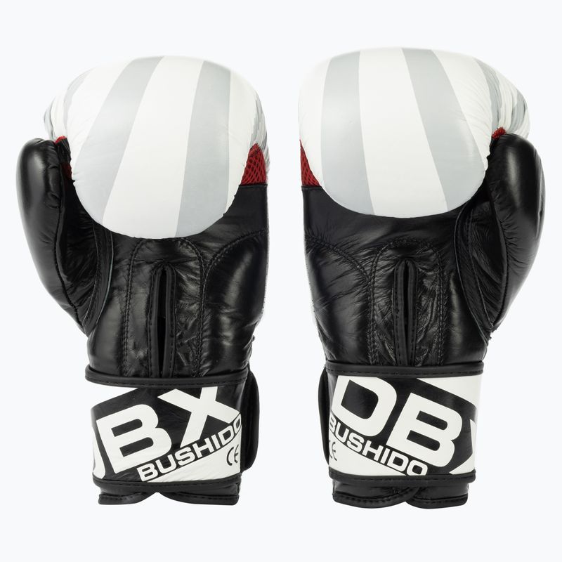 DBX BUSHIDO "Japan" guantoni da boxe bianchi B-2v8 2