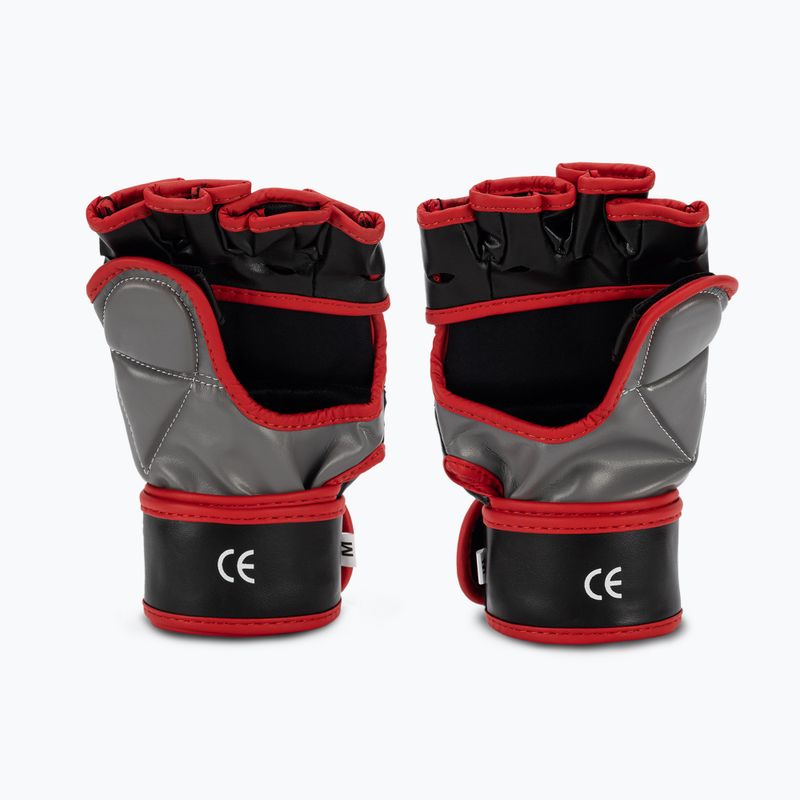 Guanti da allenamento per MMA e allenamento al sacco DBX BUSHIDO nero-rosso E1V6-M 2