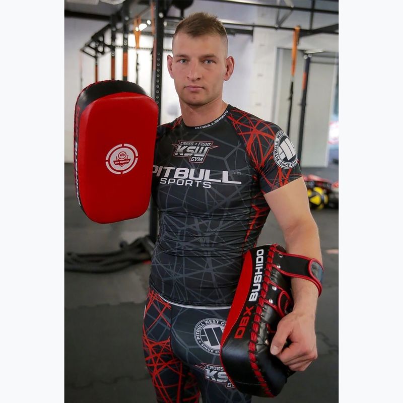 DBX BUSHIDO PAO scudo da allenamento in pelle naturale rosso Ars-1201a 6
