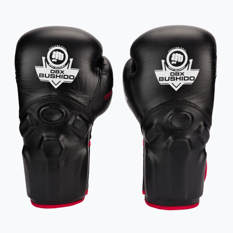 Guanti da boxe DBX BUSHIDO con sistema Wrist Protect nero Bb2
