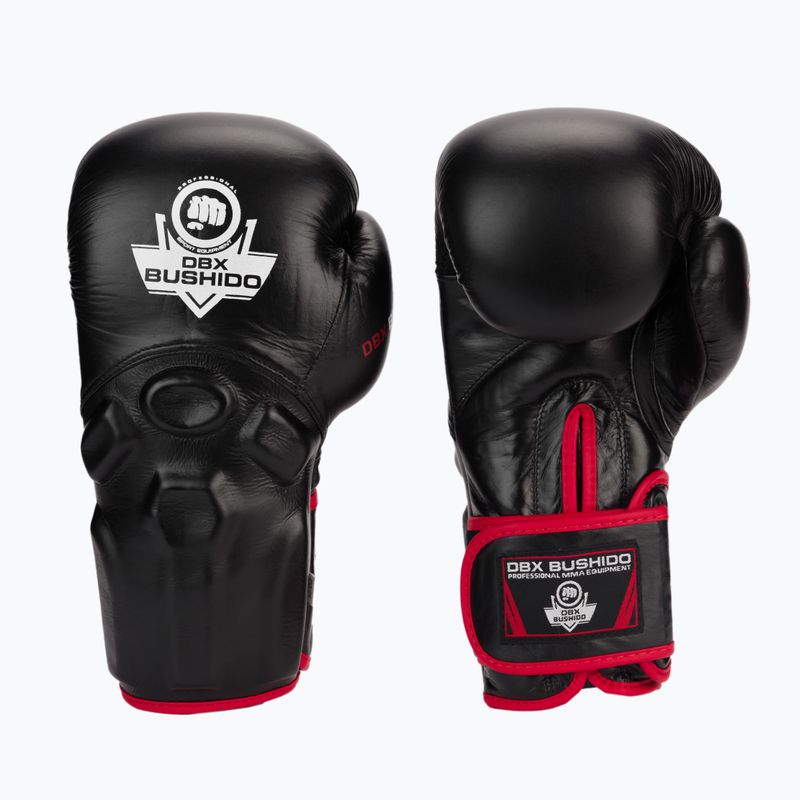 Guanti da boxe DBX BUSHIDO con sistema Wrist Protect nero Bb2 3