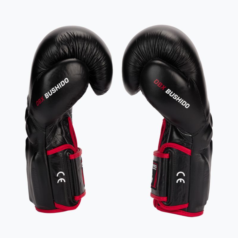 Guanti da boxe DBX BUSHIDO con sistema Wrist Protect nero Bb2 4
