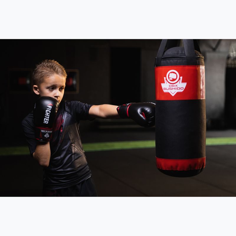 DBX BUSHIDO Set da boxe DBX Kids nero e rosso KIDS60SET 12