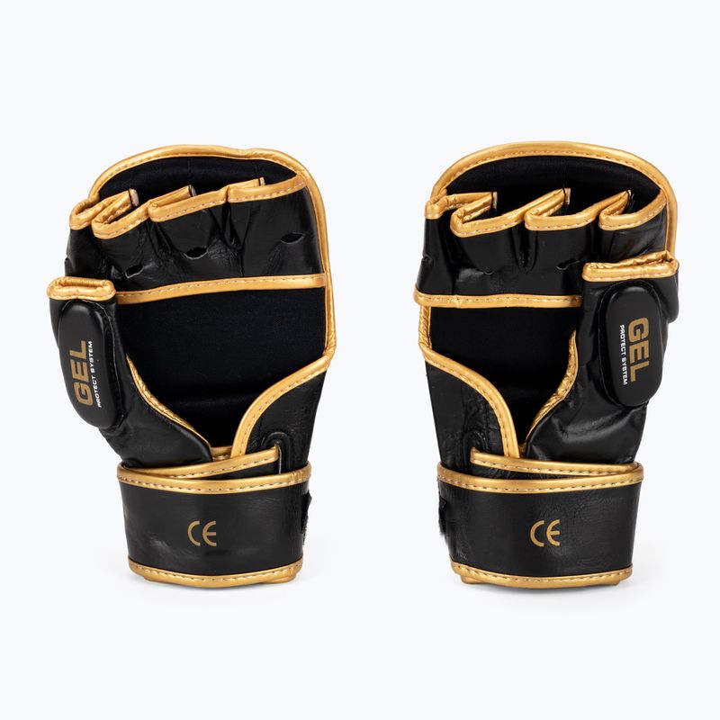 DBX BUSHIDO guanti da allenamento MMA in pelle nera Arm-2011D-L 2