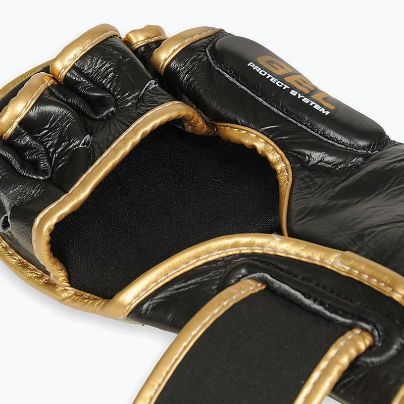 DBX BUSHIDO guanti da allenamento MMA in pelle nera Arm-2011D-L 6