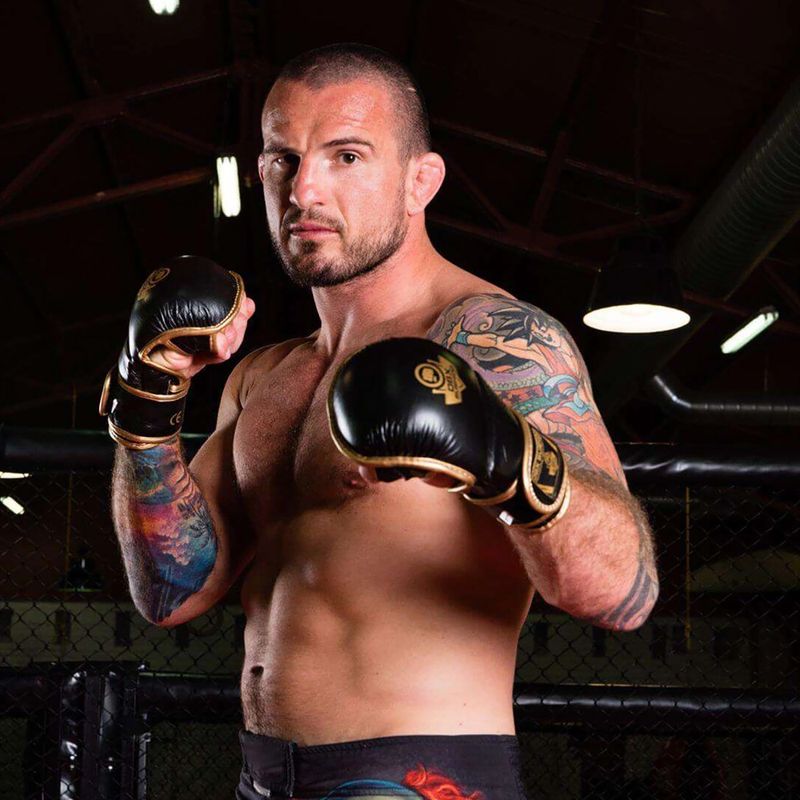 Guanti da sparring per allenamento MMA DBX BUSHIDO nero Arm-2011D-M 15