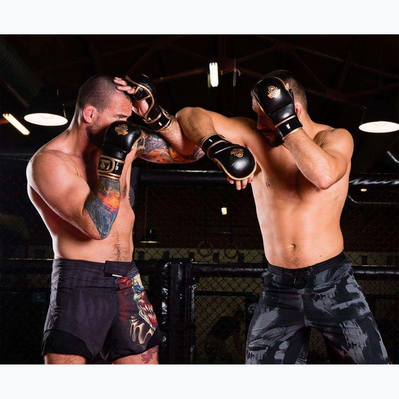 Guanti da sparring per allenamento MMA DBX BUSHIDO nero Arm-2011D-M 17